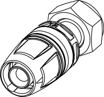 Racord olandez TECElogo-Push din PPSU/alama standard Ø 20 x Ø 3/4"FI [2]