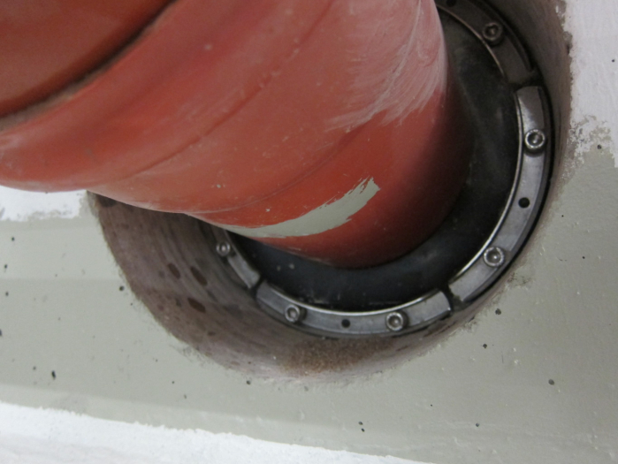 Piesa etansare inelara, tevi Ø 48-50 mm, carota Ø 100 mm, cu rezistenta la presiune, Hauff Technik P-Pipe Basic HSDD 100/48 [4]