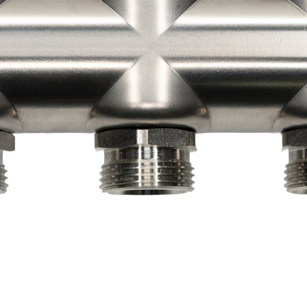 Distribuitor cu debitmetru Hoffman pentru incalzire in pardoseala 6 circuite 1" x 3/4" [7]