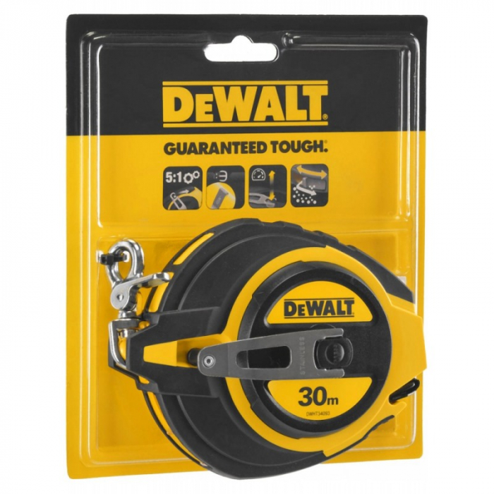 Ruleta Lunga Cu Banda De Otel 30 m DeWalt DWHT0-34093 [4]