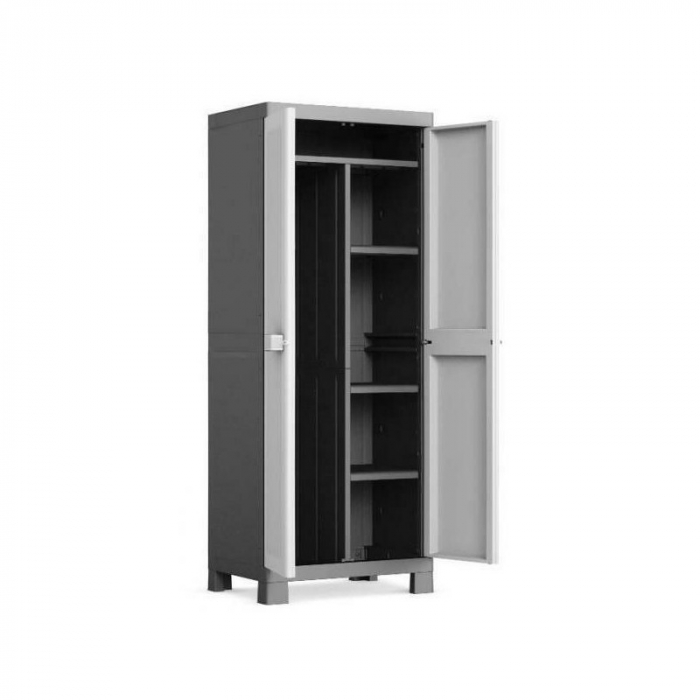 Dulap 4 polite gri Keter High Logico Utility 65x45x182cm [3]