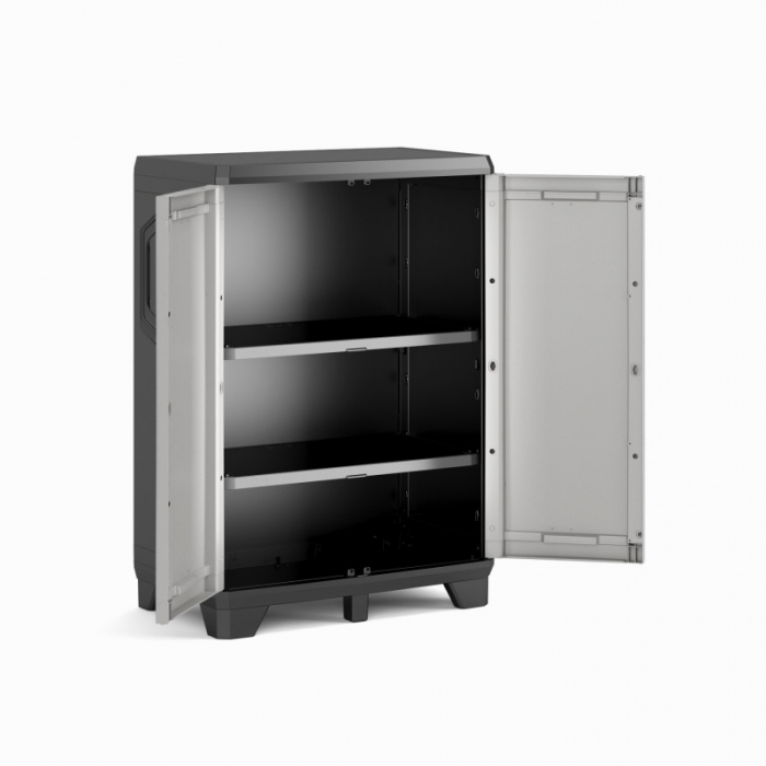 Dulap 2 polite gri Keter Low Gear 68x39x97cm [2]
