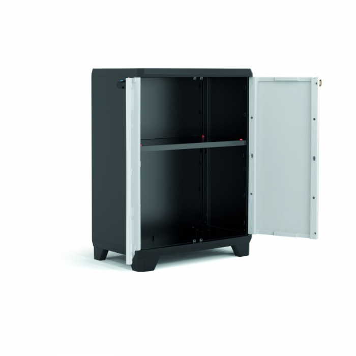 Dulap 1 polita gri Keter Low Linear 68x39x90cm [3]