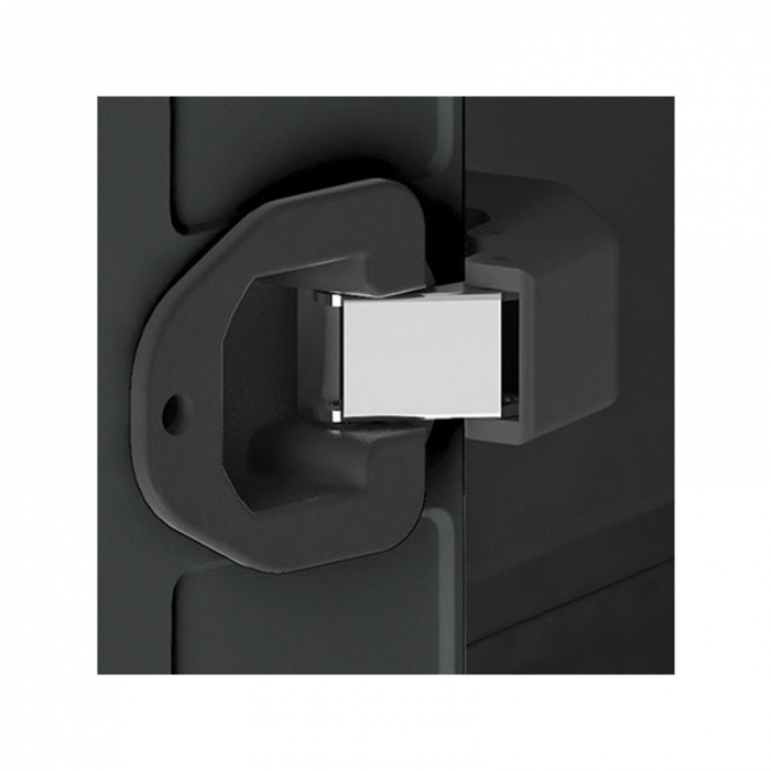 Dulap 4 polite graphite Keter High Moby 80x44x182 cm [6]