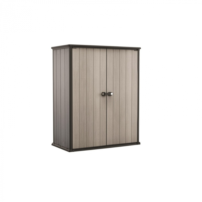 Dulap de gradina, bej-gri, Keter High Store Plus [14]