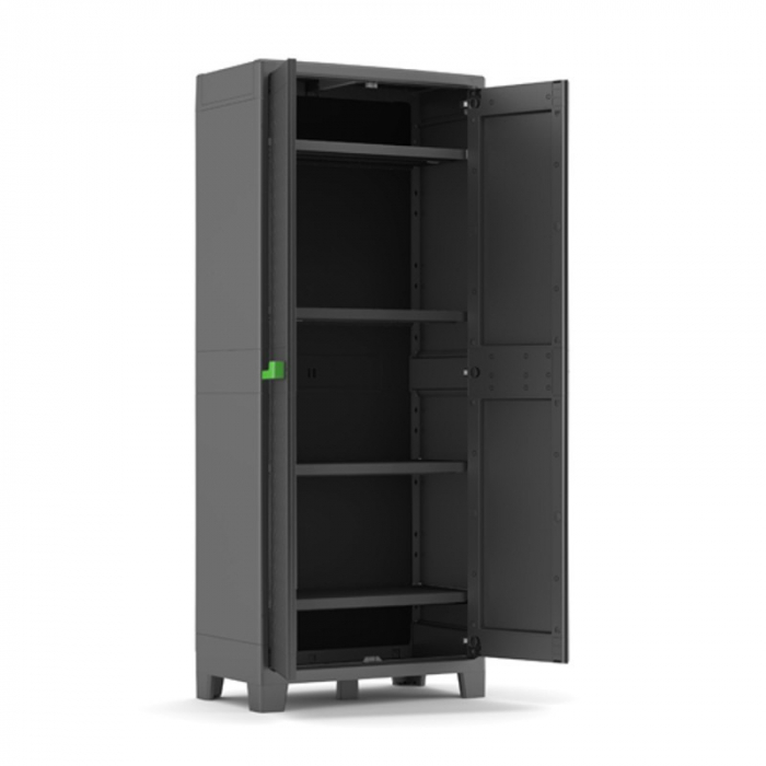 Dulap 4 polite graphite Keter High Moby 80x44x182 cm [2]