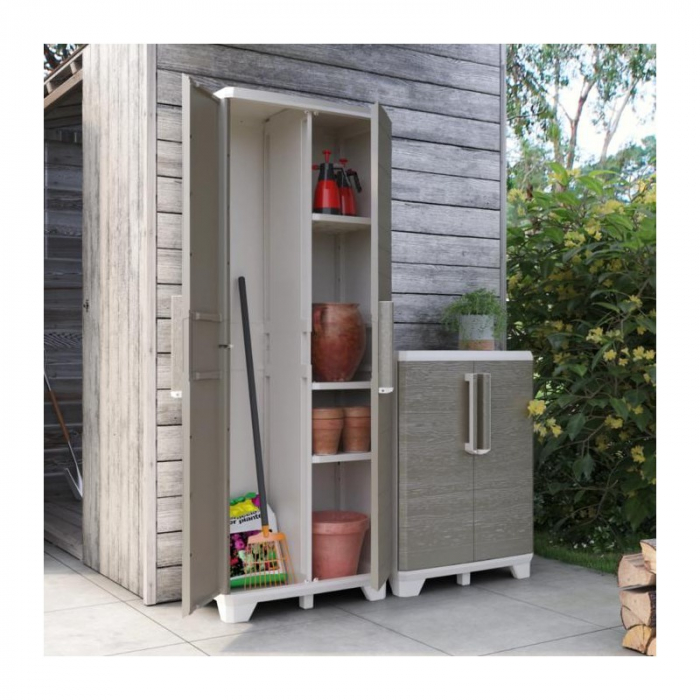 Dulap bej Keter Wood Grain 68x39x97 cm [4]
