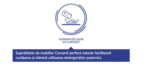 Dulap pentru lavoar montat, cu oglinda,  A=15 x H=60 x L=60 cm., Cersanit Easy/Colour [3]