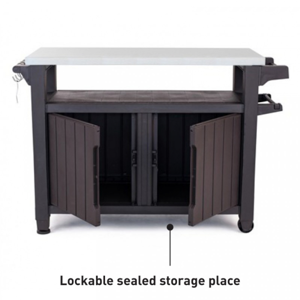 Dulap pentru terasa, maro, 183 L, Keter Unity L [9]