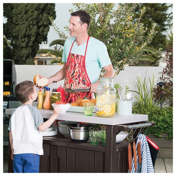 Dulap pentru terasa, maro, 183 L, Keter Unity L [3]