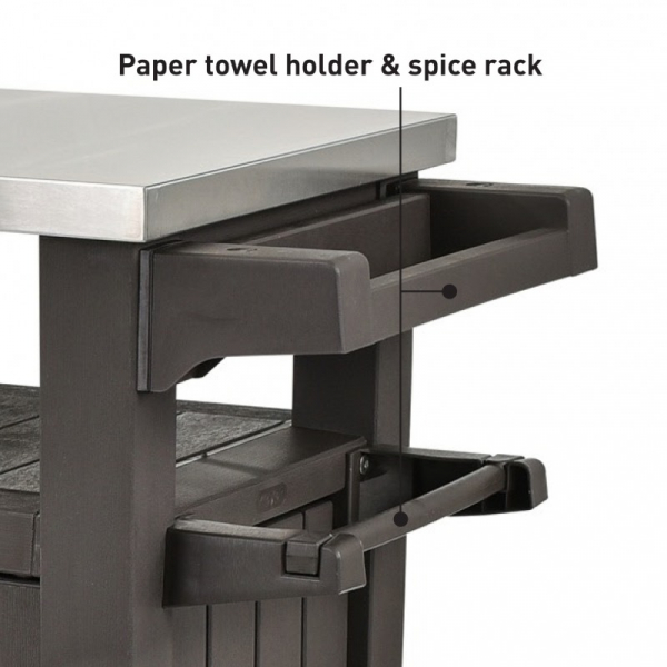 Dulap pentru terasa, maro, 183 L, Keter Unity L [11]