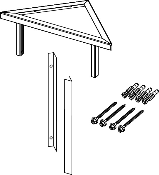 Element de fixare TECEprofil pentru instalarea pe colt [3]