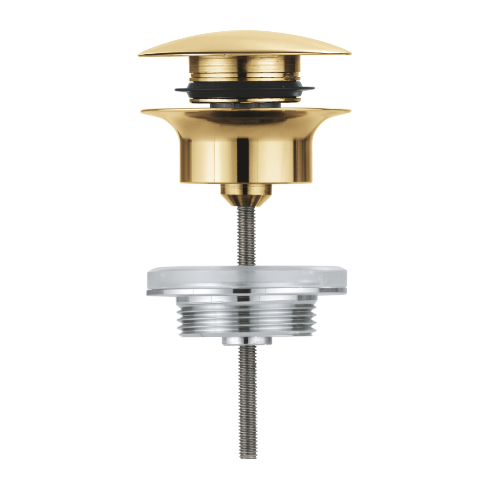 Evacuare cu apasare Grohe waste set, lungime ajustabila, auriu mat [2]