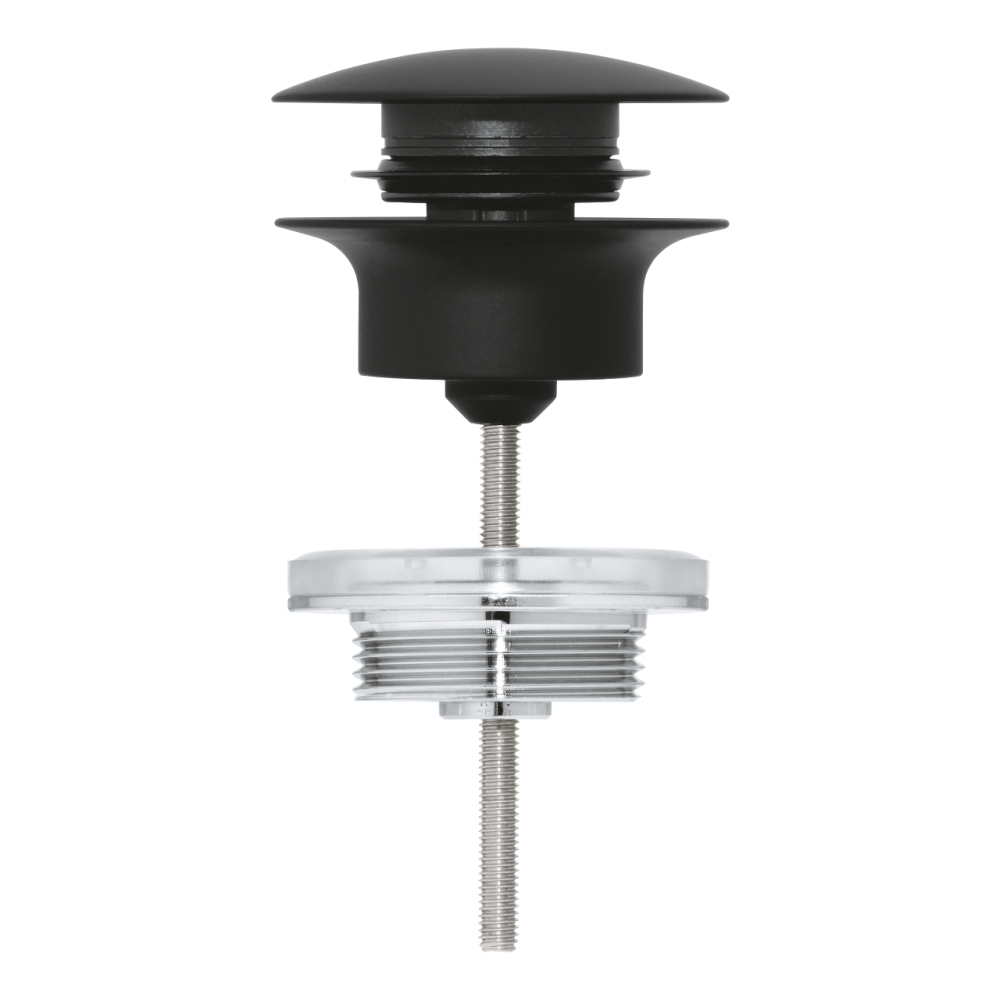 Grohe evacuare cu apasare, waste set, universal, 1./4, pt lavoar, negru [2]