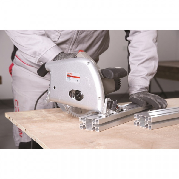 Fierastrau Circular Profesional 1300W, 165mm, 5000rpm Crown - CT15134-165 [6]