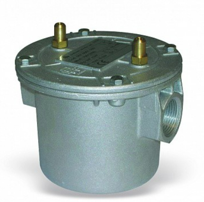 Filtru de gaz murale, din aluminiu cu capac din otel, element filtrant din Viledon P15/500S, grad de filtrare 50microni, 0,5bar, racord conectare 1/2” [1]