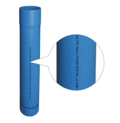 FILTRU PVC PENTRU PUTURI FANTE 0.75mm D.200 x 7,7mm R8 L2m - VALROM GAMA SpringKIT [1]