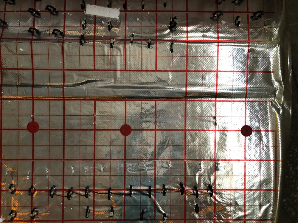 Folie caroiata aluminizata Alphaheat rola 50 metri [3]