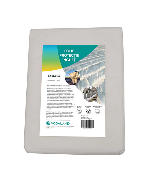 Folie Protectie Inghet din polipropilena alba 1.6x5x23 pachet - Vodaland gama Terra [2]