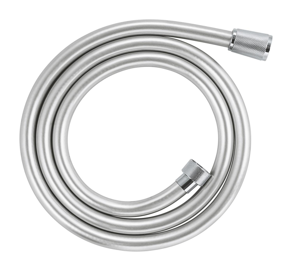 Furtun de dus Grohe VitalioFlex 1500 mm, universal, 5 bari, anti indoire, anti rasucire, conexiune cromate, crom [4]