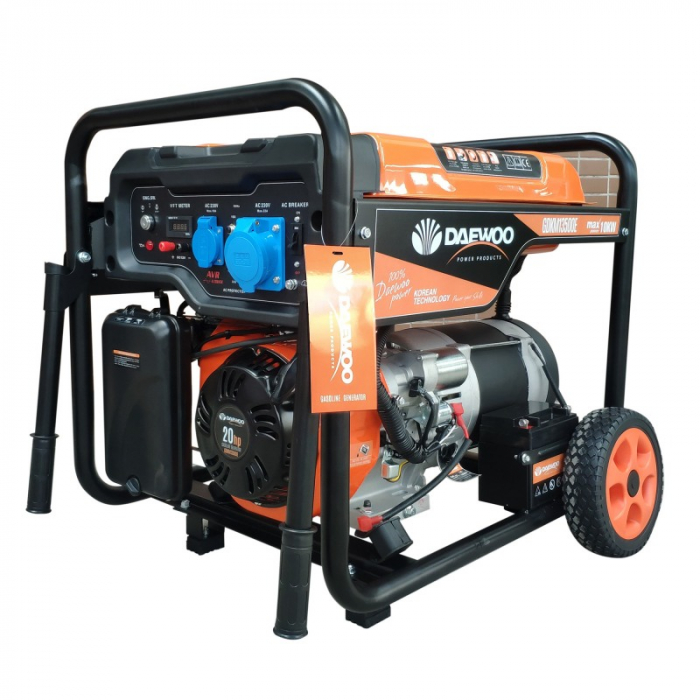 Generator Curent Electric Daewoo GDKM13500E, 230 V, Monofazic, Benzina, 9 kW, AVR [3]