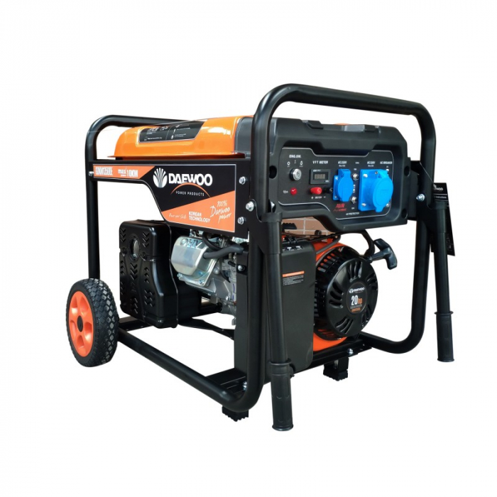 Generator Curent Electric Daewoo GDKM13500E, 230 V, Monofazic, Benzina, 9 kW, AVR [4]