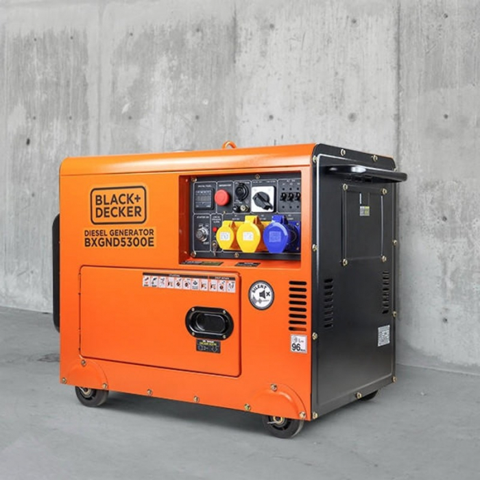 Generator Curent Electric Diesel Black+Decker BXGND5300E, 5300 W, ATS [8]