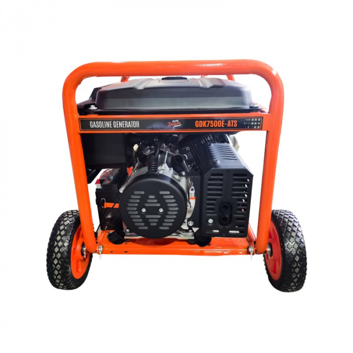 Generator Curent Electric Daewoo GDK7500E+ATS, 230 V, 7.2 kW, AVR, Panou-Automatizare, Monofazic, Benzina [5]