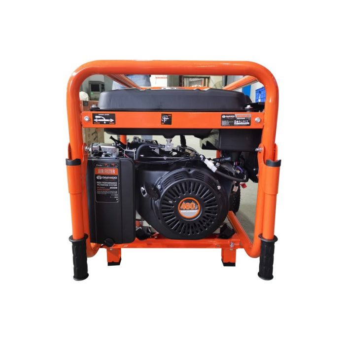 Generator Curent Electric Daewoo GDK7500E+ATS, 230 V, 7.2 kW, AVR, Panou-Automatizare, Monofazic, Benzina [3]