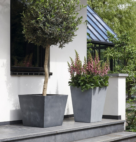 Ghiveci conic, gri, 40 cm., Keter Beton [4]