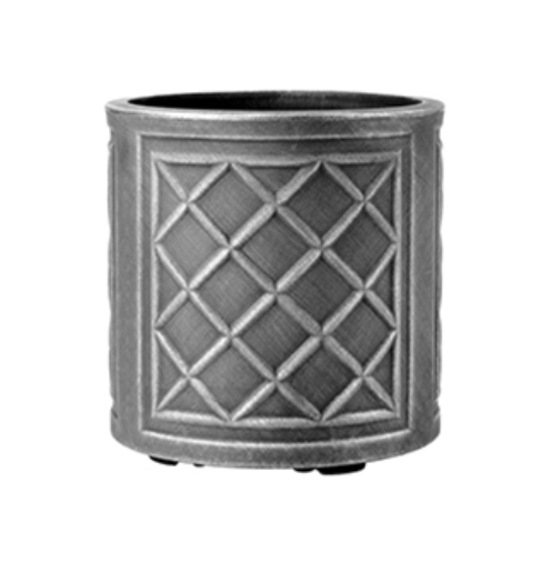 Ghiveci rotund, gri, imitatie de plumb, 48 litri, Keter Lead [1]