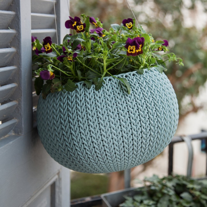 Ghiveci albastru suspendat, Keter Cozies S 3.2 L [2]