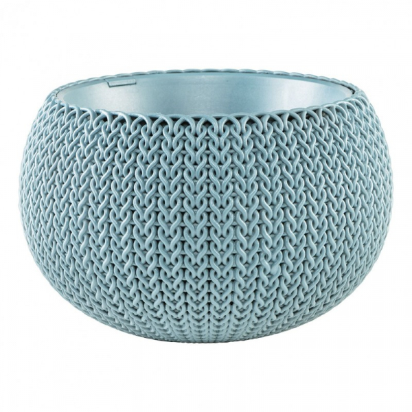 Ghiveci rotund suspendabil, albastru, 9.4 litri, Keter Cozies M [1]