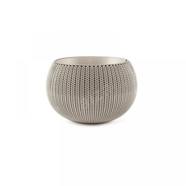 Ghiveci rotund suspendabil, bej, 3.2 litri, Keter Cozies S [2]