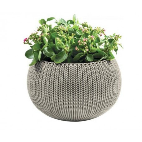 Ghiveci rotund suspendabil, bej, 3.2 litri, Keter Cozies S [3]