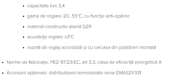 Grup de circulație ultra- compact, temperatura fixa, ESBE GFA311-20 [4]