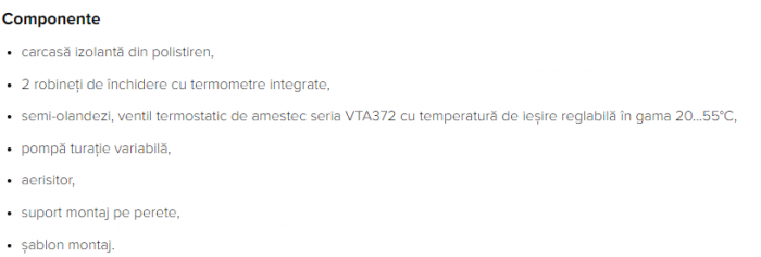 Grup de circulație ultra- compact, temperatura fixa, ESBE GFA311-20 [2]
