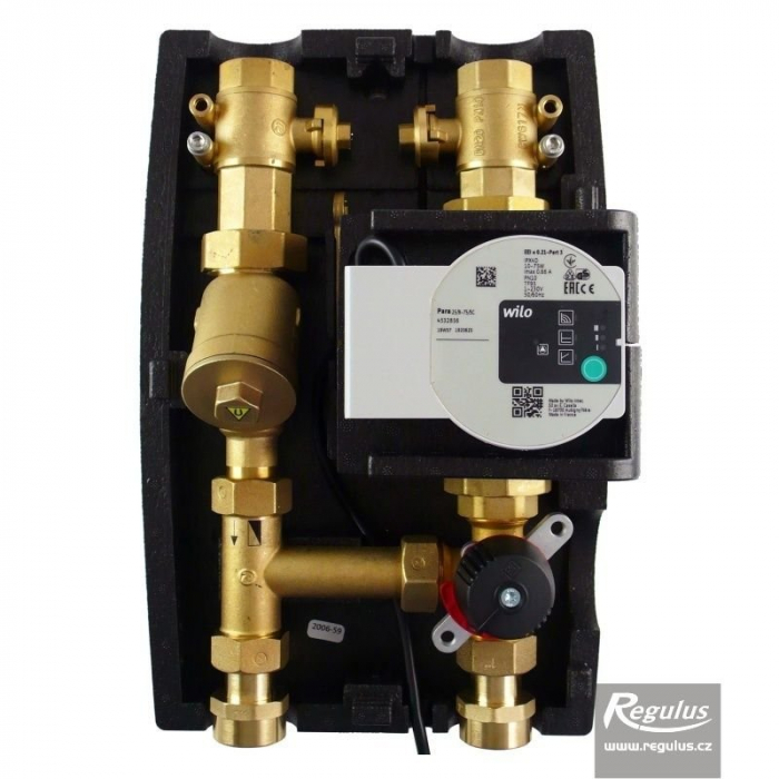 Grup de pompare izolat, 1 tol, 6.3 kvs, cu mixare, cu Wilo Para 25/6, CSE 2 MIX-BP F [2]
