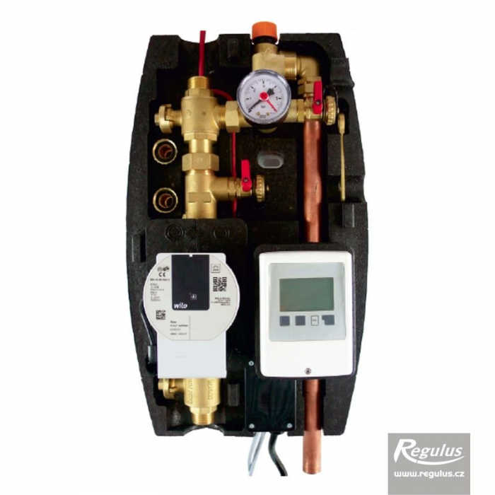 Grup de pompare, 3/4 M, cu controler solar integrat SRS1 T pentru 1 consumator solar, 3 senzori incluși, Regulus CSE SOL W SRS1 T-E [3]