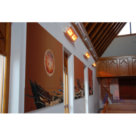 Incalzitor cu lampa infrarosu, 4000W, IP X5, Varma V400/2-40X5 [3]
