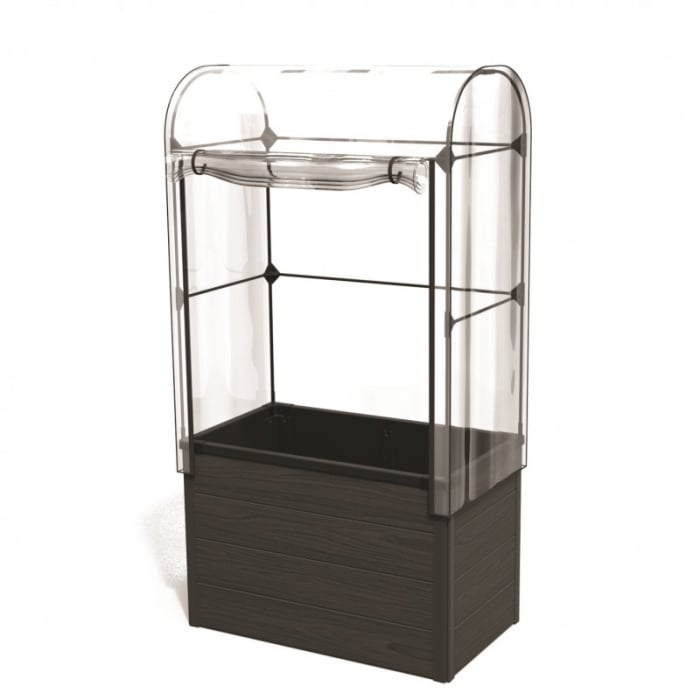 Jardiniera gri cu sera, Keter Maple [2]