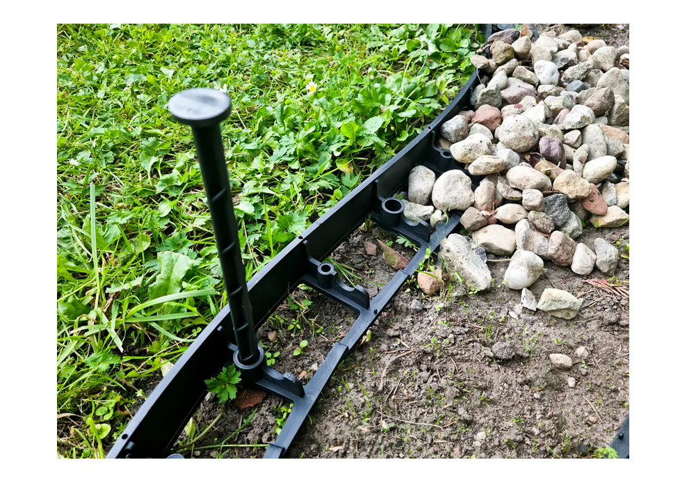 Kit Bordura de drenaj din polipropilena pentru pavaj NEW FIX L=12buc, 30 ancore incluse, H45 - Vodaland gama Terra [8]