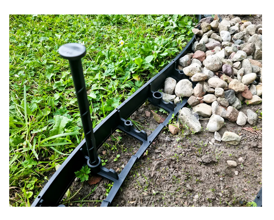 Kit Bordura de drenaj din polipropilena pentru pavaj NEW FIX L=12buc, 30 ancore incluse, H60 - Vodaland gama Terra [5]