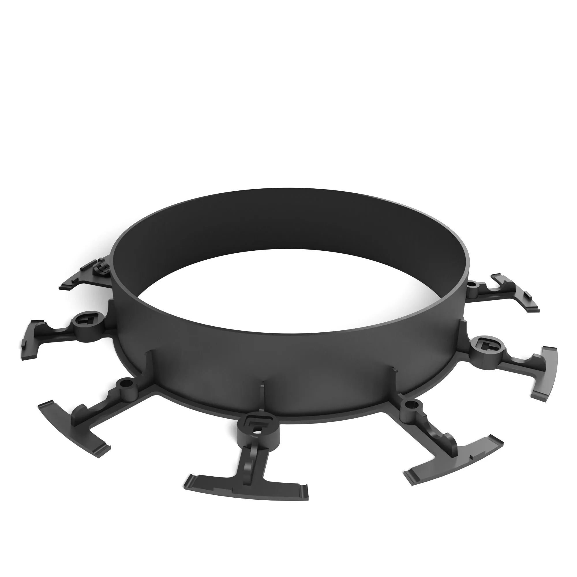 Kit bordura din polipropilena pentru pavaj L=1m, 12buc, 36 ancore incluse, H58, negru, Vodaland gama Terra [6]