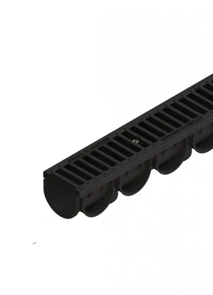 Kit rigola din polipropilena model Easy 3, LN100 Hext.100 gratar din fonta C250 1000x125x100 - Vodaland gama Drain [1]
