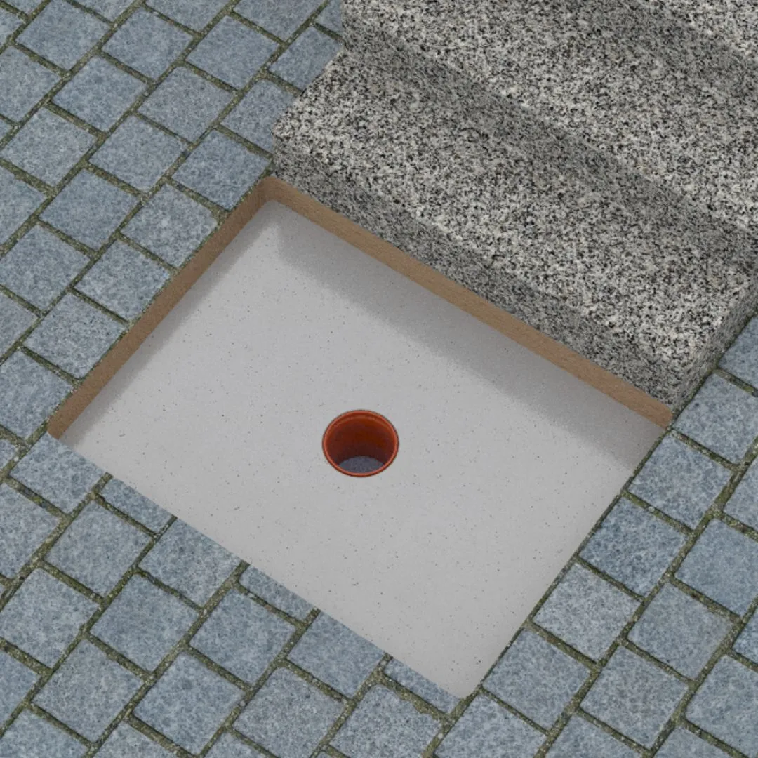 Kit stergator picioare gratar cauciuc pietonal 610x410x70 Vodaland gama Urban [3]