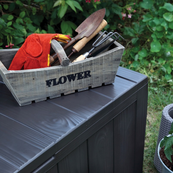 Lada pentru depozitare antracit, 270 L, Keter Sherwood [4]