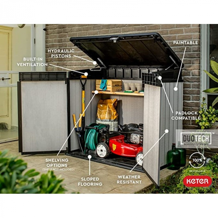 Lada depozitare brownish grey Keter Elite 1150 L [3]