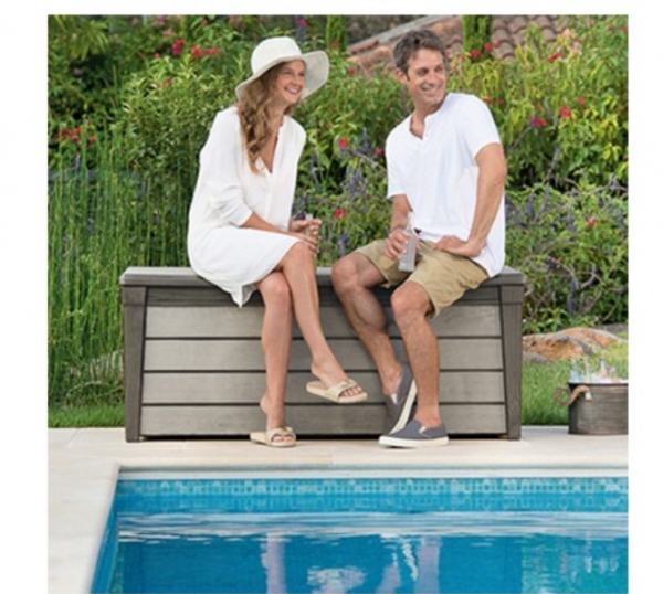 Lada pentru depozitare gri, 455 L, Curver Brushwood [2]