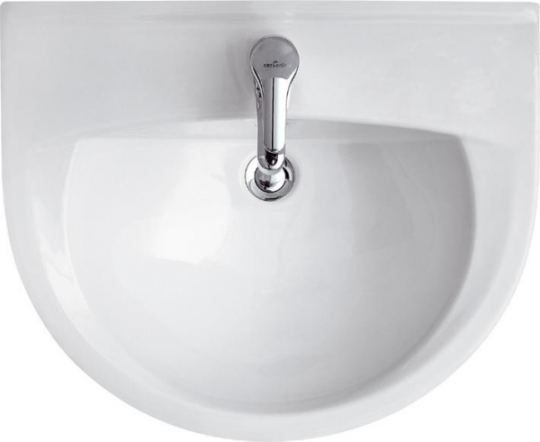 Lavoar suspendat, A=48.5 x H=19 x L=60 cm., Cersanit President 60 [3]
